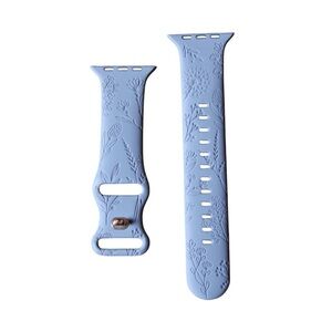 45 MM Apple Watch Band - Engraved Floral
